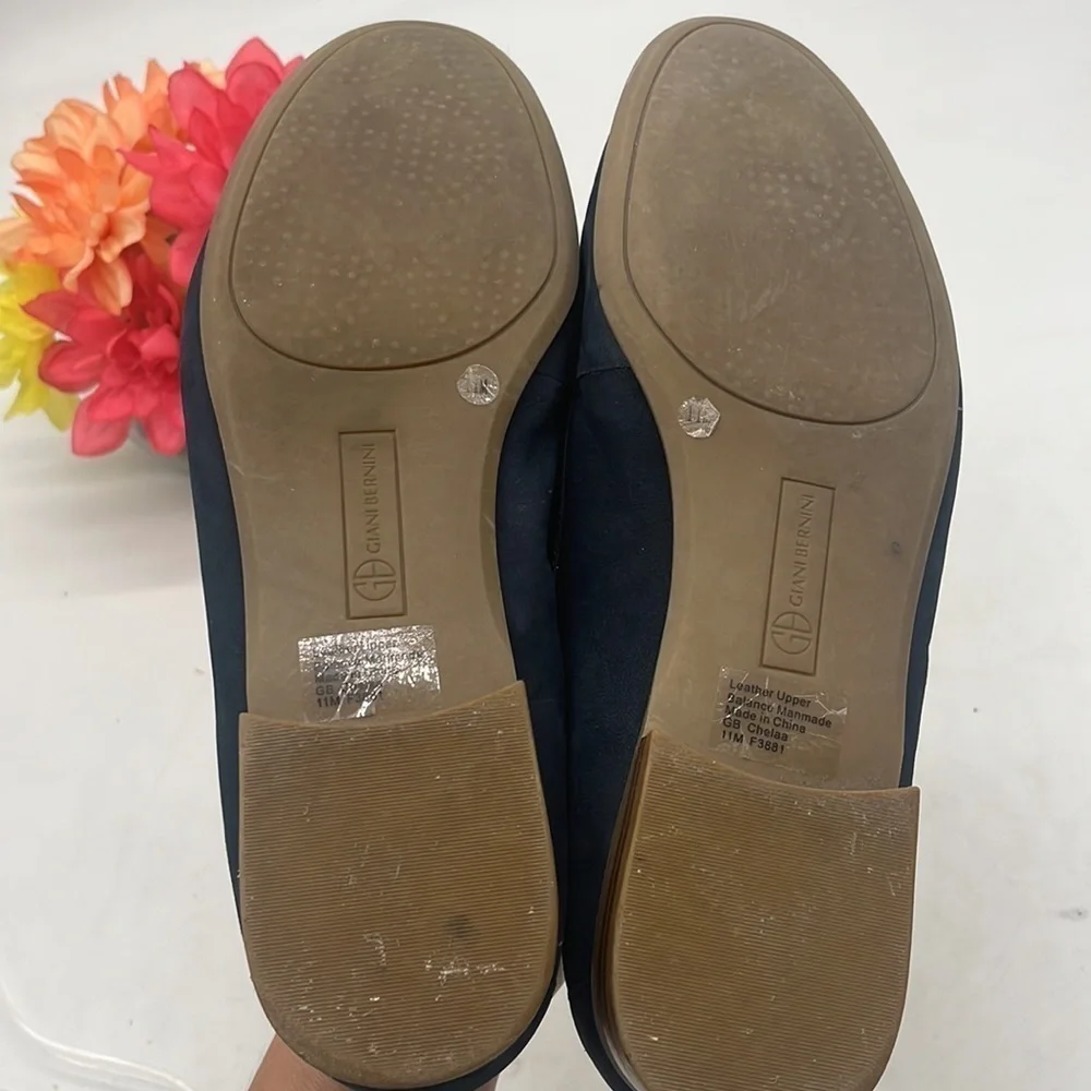 Giani Bernini Navy Blue Penny Loafer Size 11 MCH4325E